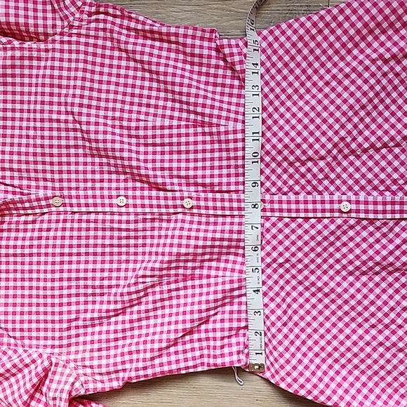 Lauren Ralph Lauren Pink Checkered Long Sleeve Dress - Picture 6 of 16